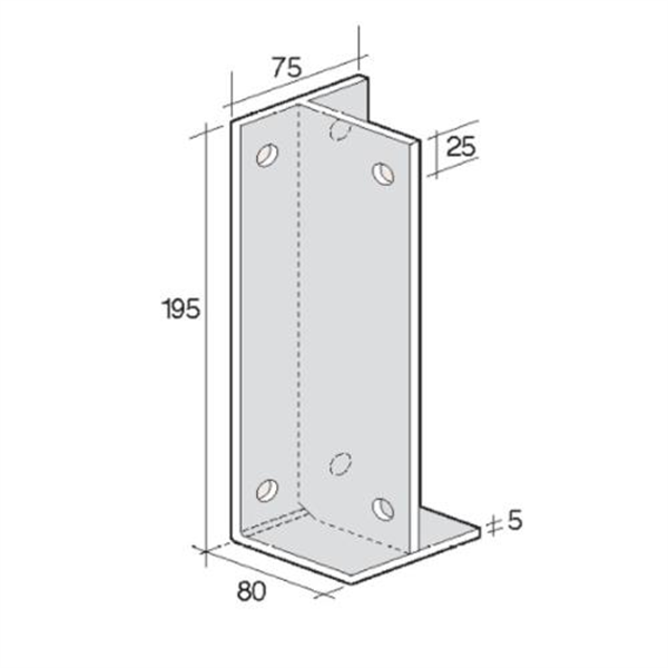 B108 Beam Support Bracket (SBK38)