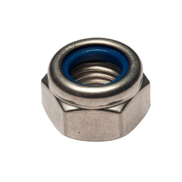 M10 Stainless Steel Nyloc Nut - 304