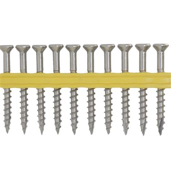 10G x 50mm Stainless Steel 305 Collated Countersunk Flooring Screw (Coarse) - Pk 2000