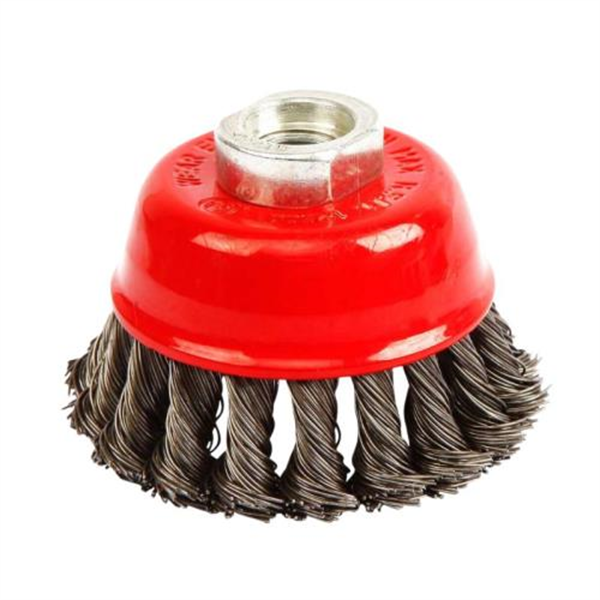 75mmxM14x2.0 Abrasive Wire Cup Brush Twist Knot