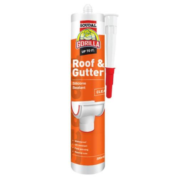 Gorilla Roofers Silicone - 300ml Clear