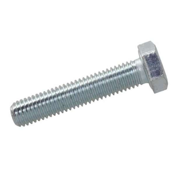 M10X100 8.8 Hex Head Set Screw - Zinc