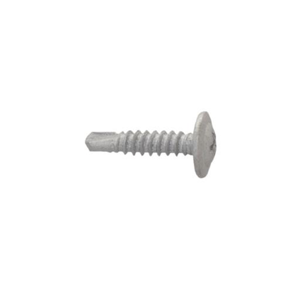 8G-18x16mm Button-Head Self Drilling Metal Screw - Galv