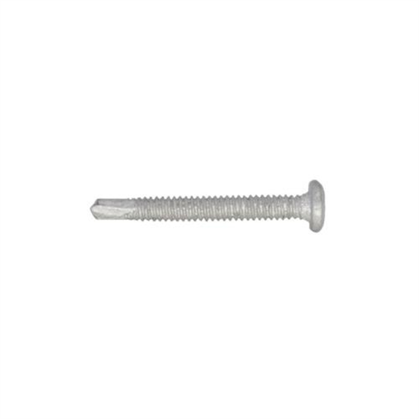 10G-16 x16mm Wafer Head Self Drilling Square Drive Metal  Screw  - Galv.