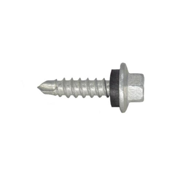 13G-11x25mm Hex Head Self Drilling Universal(Timber/Metal) Screw - Galv + Seal