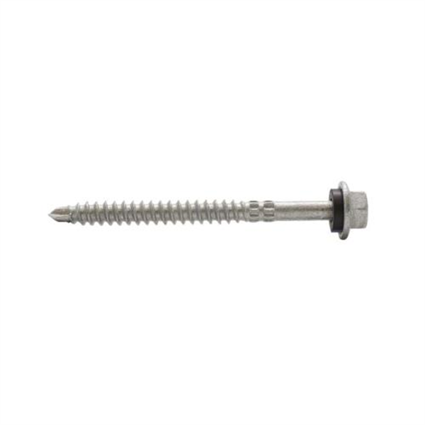 14G-11x75mm Hex Head Self Drilling Universal(Timber/Metal) Screw - Galv + Seal