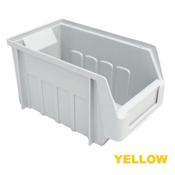 SB3 Plastic Storage Bin (220X130X125) - Yellow