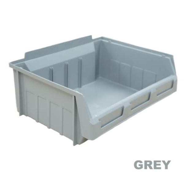 SB5 Plastic Storage Bin (370X370X145) - Grey