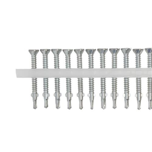 10G-16x50mm Stainless Steel 316 Collated Bi-metal Countersunk Wing Self Drilling Metal Screw - (Pk 1000)