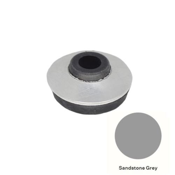 14G x 25mm x 1.2mm Aluminium EPDM Bonded Washer - SANDSTONE GREY