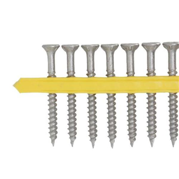 10G x 50 Collated Flooring Screw Square Drive (Coarse) - Galv. Pk 2000