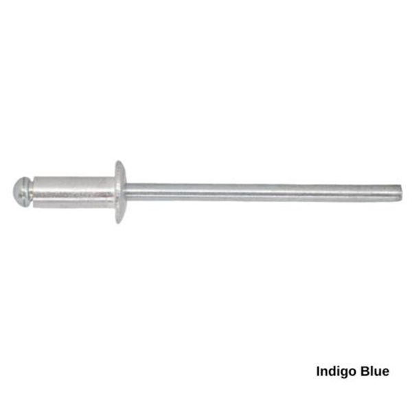 4-3 Pan Head Aluminium & Steel Rivet - INDIGO BLUE