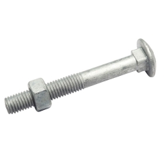 M10X130 Coach Bolt & Nut - Galv