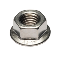 M6 Stainless Steel Serrated Flange Nut - 316