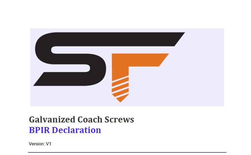 BPIR - Coach Screws